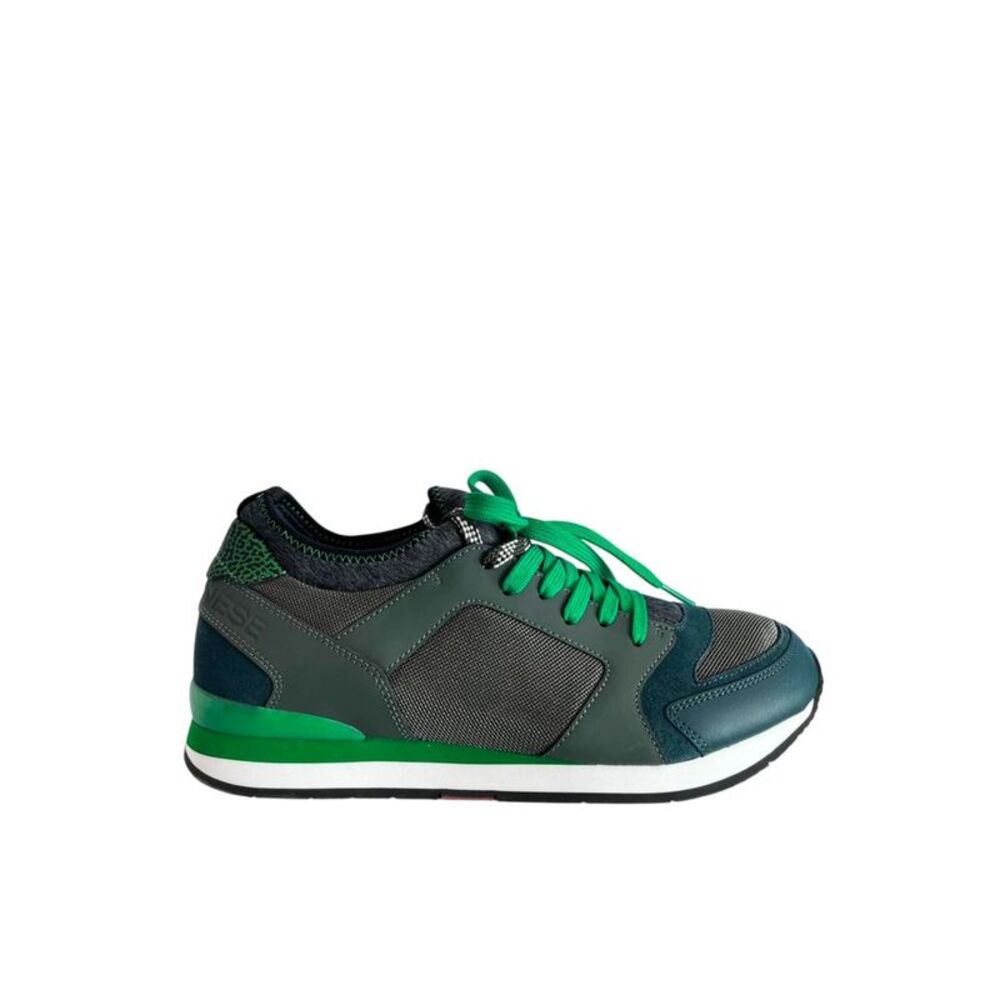 Borbonese Green Rubber Men Men's Sneaker
